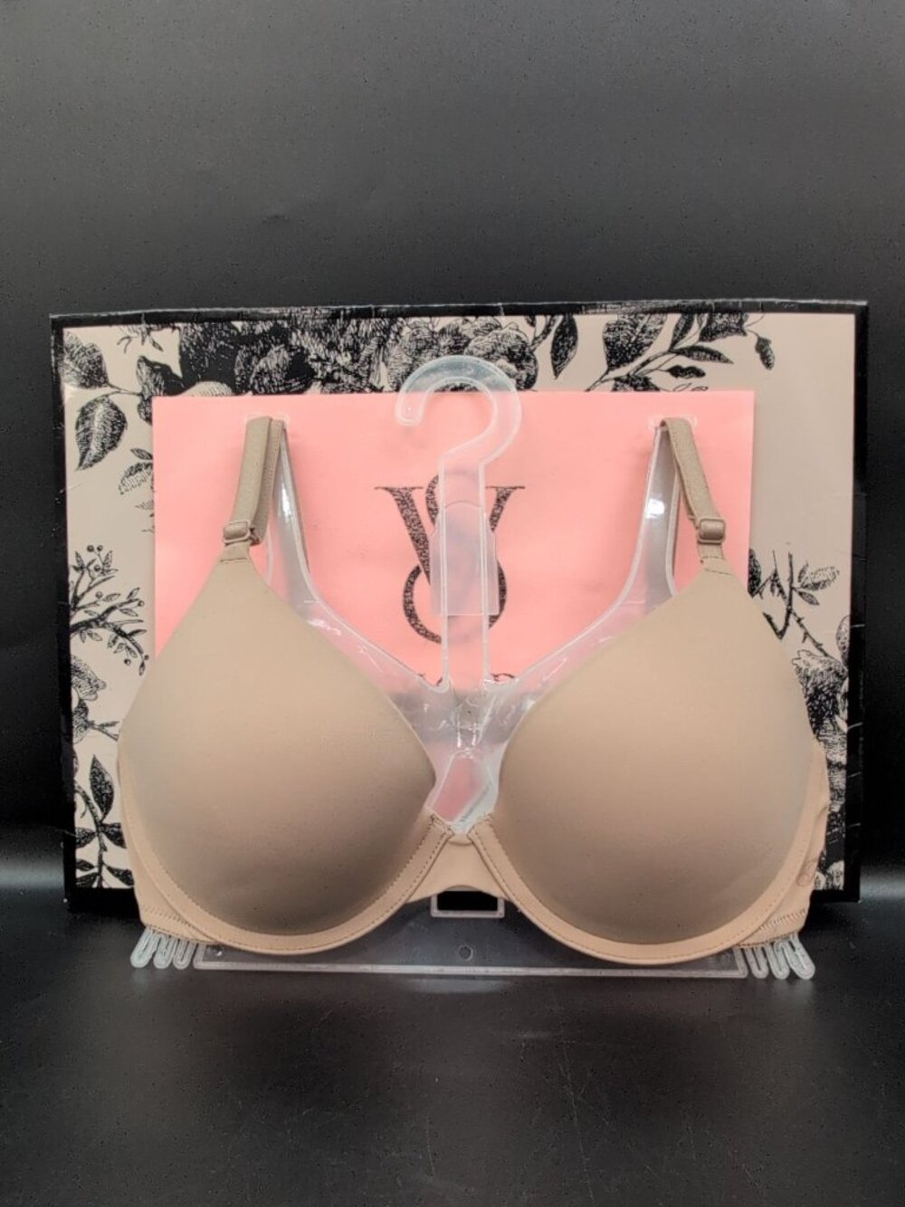 Victoria Secret Pink Wear Everywhere Underwire Push Up Bra 34C Praline